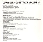 Various : Lowrider Soundtrack Volume VI (Lowrider Magazine) (CD, Comp)