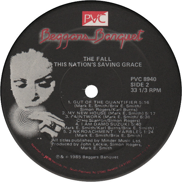 The Fall : This Nation's Saving Grace (LP, Album, Gat)