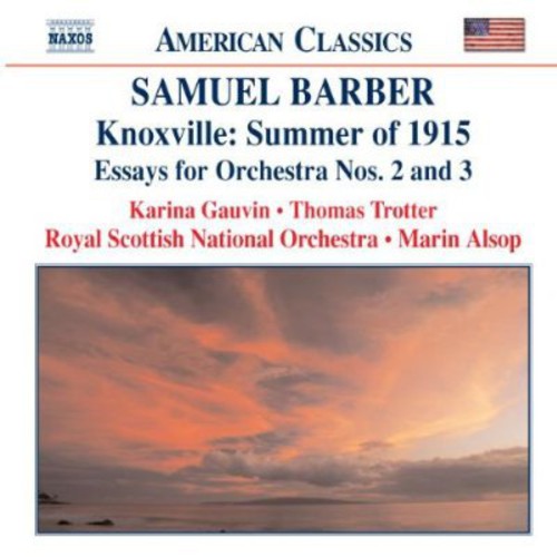 the album cover for Marin Alsop - Knoxville: Summer of 1915