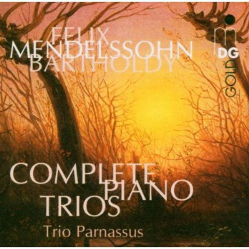 the album cover for F. MENDELSSOHN - Complete Piano Trios