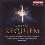 the album cover for George Guest - Requiem Mass K626