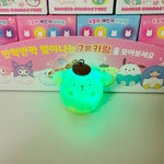 Sanrio Mood Lighting Characters Figure Key RIng Zipper Charm