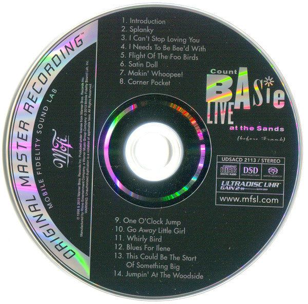 Count Basie : Live At The Sands (Before Frank) (SACD, Hybrid, Album, Ltd, Num, S/Edition)