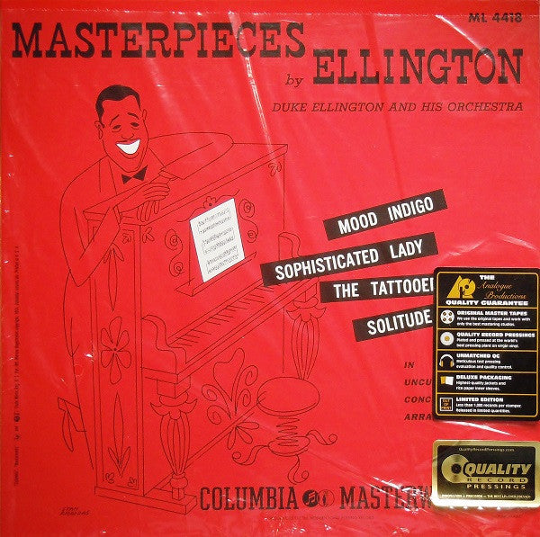 Duke Ellington And His Orchestra : Masterpieces By Ellington (LP, Album, Mono, Ltd, RE, RM, 200)