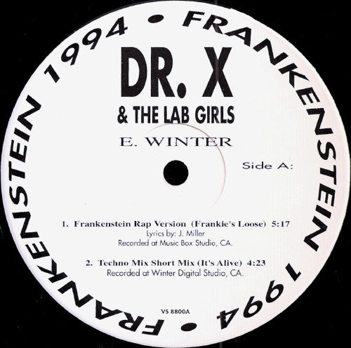 Dr. X & The Lab Girls : Frankenstein 1994 (12", Maxi)