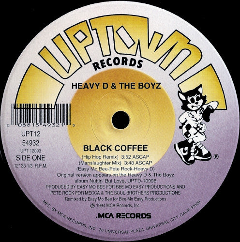 Heavy D & The Boyz* : Black Coffee (12", Single)