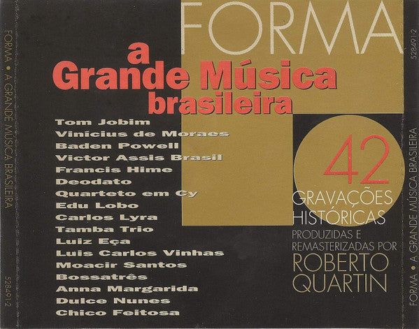Various : Forma - A Grande Música Brasileira (42 Gravações Históricas) (3xCD, Comp, RM)