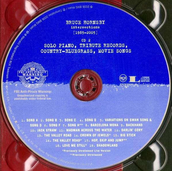 Bruce Hornsby : Intersections [1985-2005] (4xCD, Comp + DVD-V, Comp, NTSC, Reg + Box, Comp)