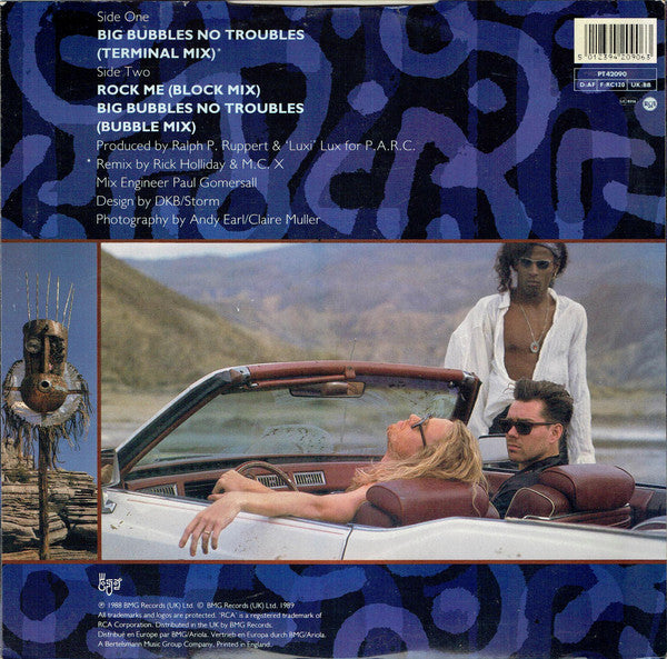 Ellis, Beggs & Howard : Big Bubbles, No Troubles (12", Single)