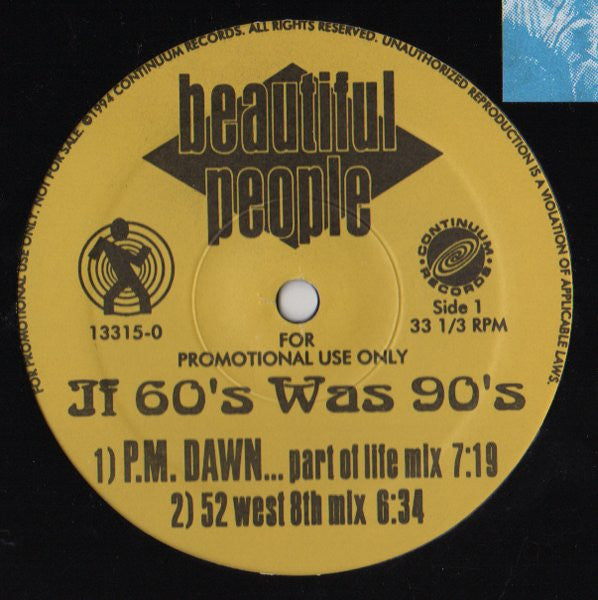 Beautiful People : If 60's Was 90's (12", Promo)