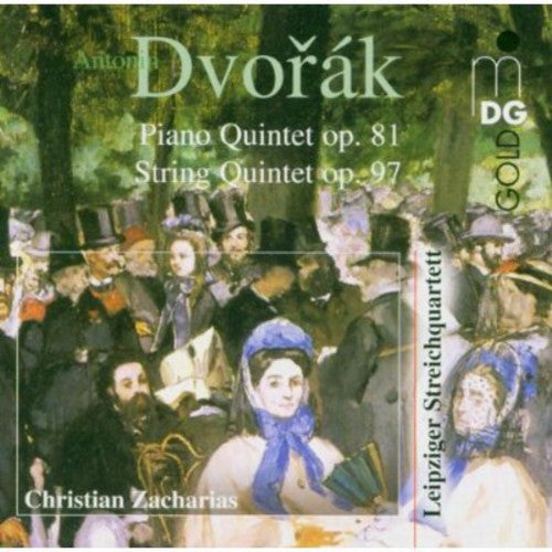 the album cover for Christian Zacharias - Piano Quintet Op 81 / String Quintet
