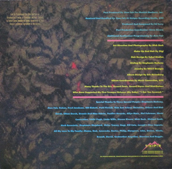Donna Garraffa : Don't Make Me Wait (12", Promo)