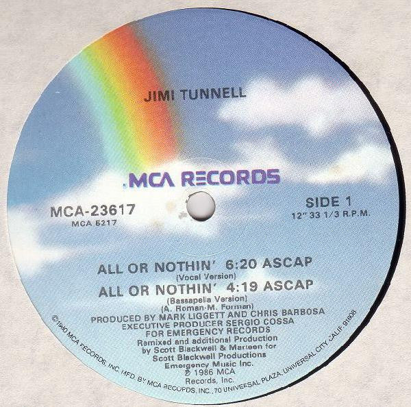 Jimi Tunnell : All Or Nothin' (12", Single)