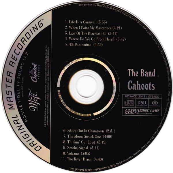 The Band : Cahoots (SACD, Hybrid, Album, Ltd, Num, RE)