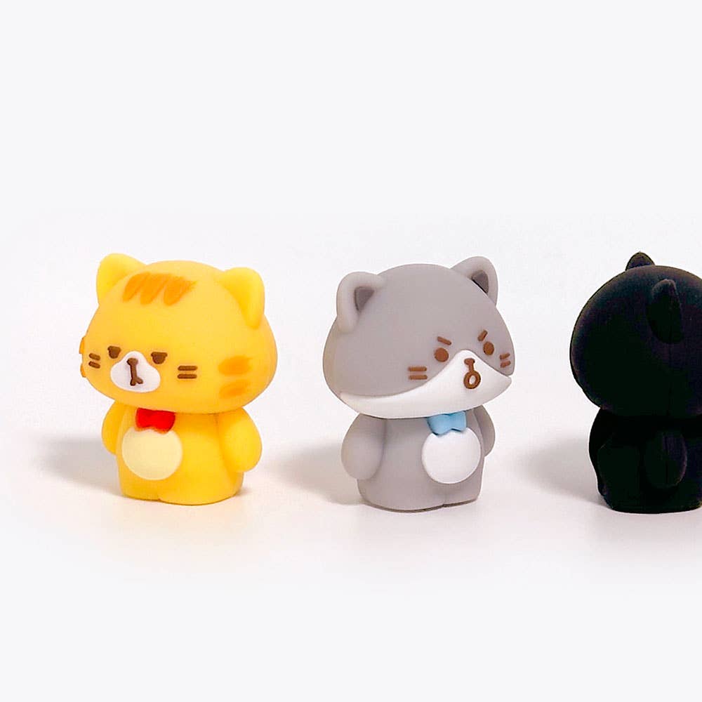 Cat Figure 3D Silicon Pencil Sharpener