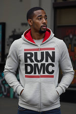 Run DMC - Check Mate Men's Zippered Hoodie