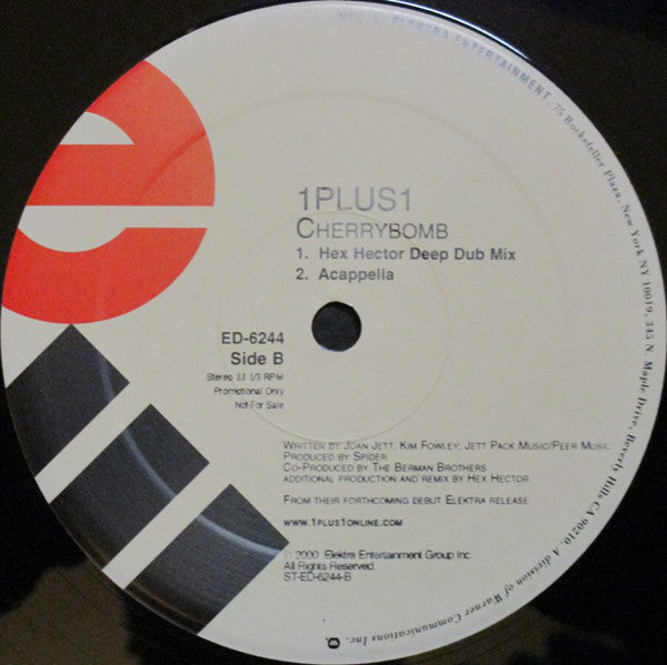 1 Plus 1 (2) : Cherry Bomb! (12", Promo)