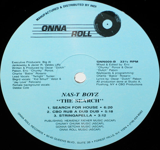 Nas-T Boyz : The Search (12", Pic)