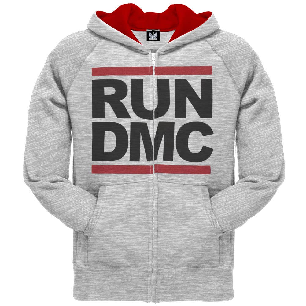 Run DMC - Check Mate Men's Zippered Hoodie