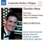 the album cover for Timothy Olsen - Organ Recital