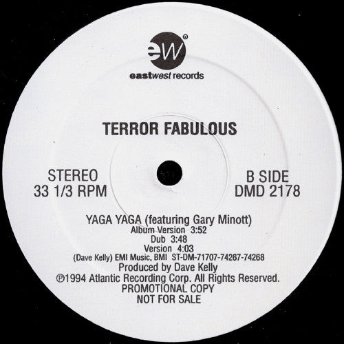 Terror Fabulous : Yaga Yaga (12", Promo)