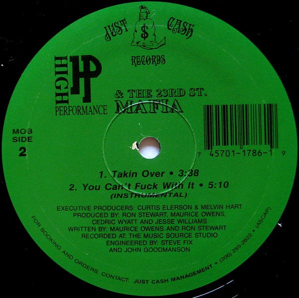 High Performance & The 23rd St. Mafia : Takin Over Shit (12")