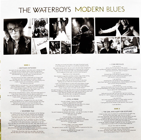 The Waterboys : Modern Blues (2xLP, Album)
