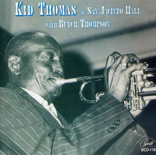 the album cover for Kid Thomas Valentine - At San Jacinto Hall With Butch Thompson