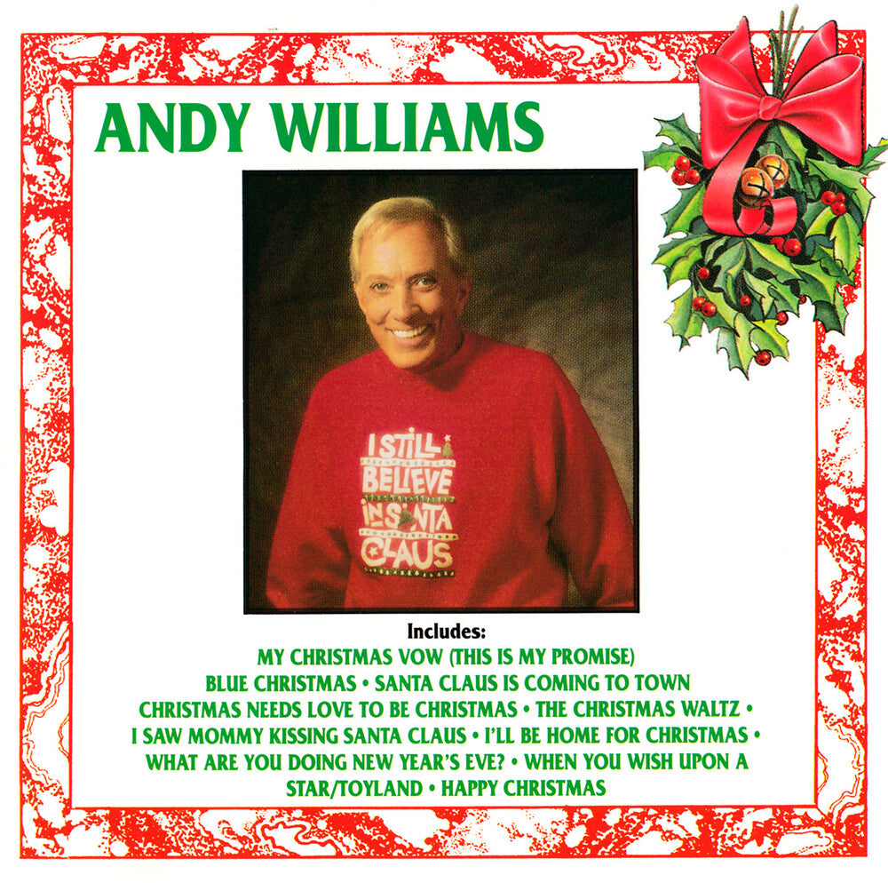 the album cover for Andy Williams - I Still Believe In Santa Claus