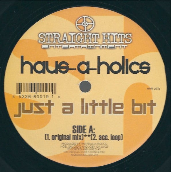 Haus-A-Holics : Just A Little Bit (12")