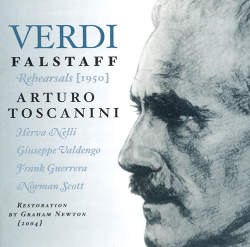 the album cover for Arturo Toscanini - Falstaff