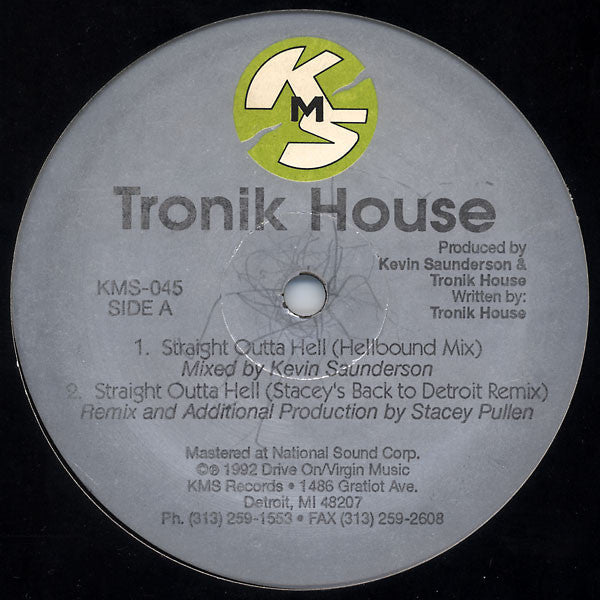 Tronikhouse : Straight Outta Hell (12")