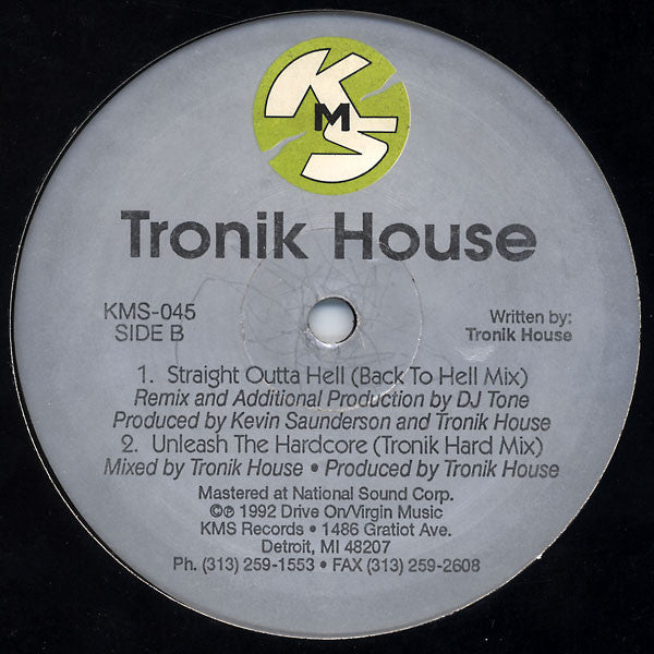 Tronikhouse : Straight Outta Hell (12")
