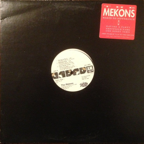 The Mekons : Makes No Difference (12", Promo)