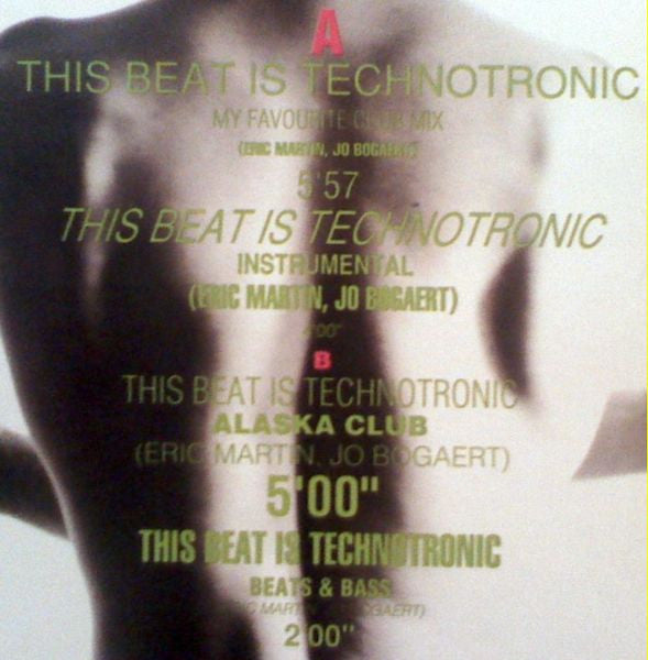 Technotronic : This Beat Is Technotronic (12", Single)