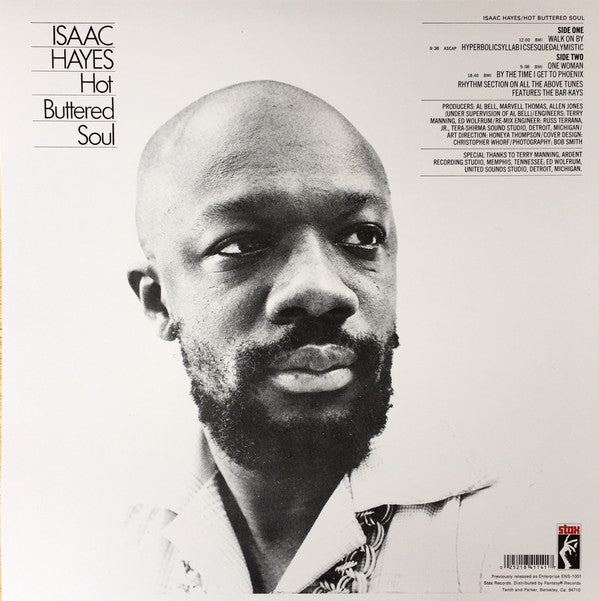 Isaac Hayes : Hot Buttered Soul (LP, Album, Ltd, RE, Tra)