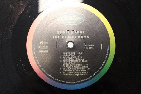 The Beach Boys : Surfer Girl (LP, Album, Mono, RE, 200)