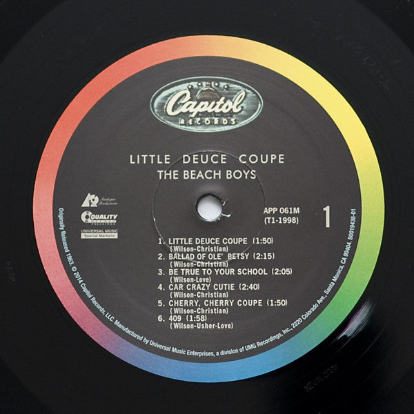 The Beach Boys : Little Deuce Coupe (LP, Album, Mono, RE, 200)