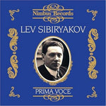 the album cover for Lev Sibiryakov - Recordings 1907-1913