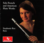 the album cover for Stefanie Rea - Solo French & American Flute Works