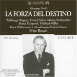 the album cover for Fritz Busch - Forza Del Destino