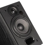 Edifier 42-Watt-Continuous Bluetooth Professional R1380DB Powered Bookshelf Speaker Set with 4-In. Woofers, RCA/Optical and Remote, Pair (Black)