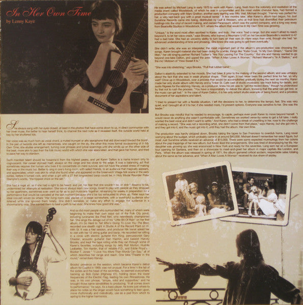 Buy Karen Dalton : In My Own Time (LP, Album, RE, RM + CD