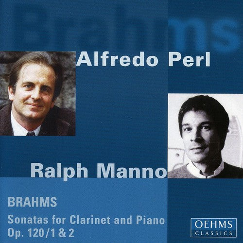 the album cover for J. BRAHMS - Sonatas for Clarinet & Piano