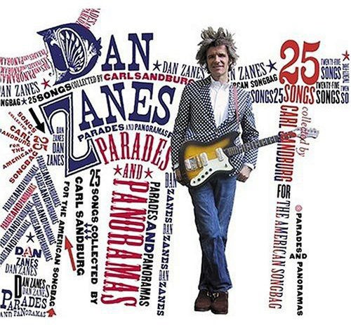 the album cover for Dan Zanes - Parades and Panoramas: 25 Songs Collected By Carl Sandburg For The American Songbag