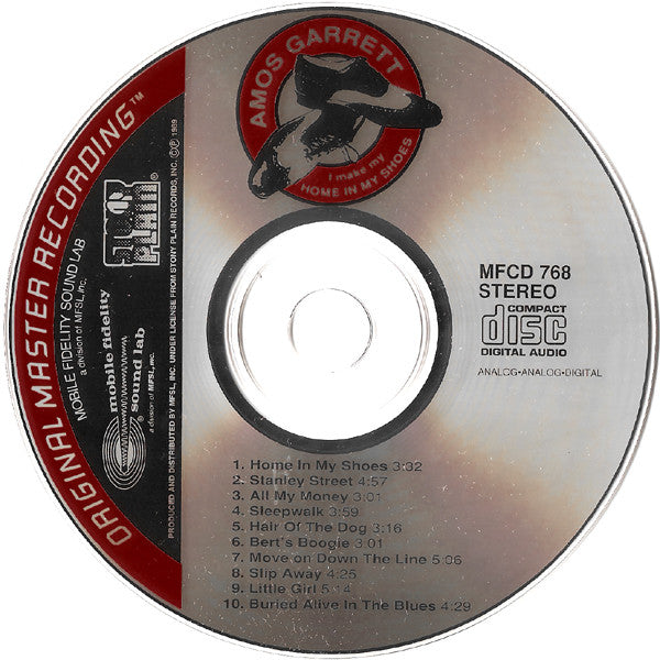 Amos Garrett : I Make My Home In My Shoes (CD, Album, RM)