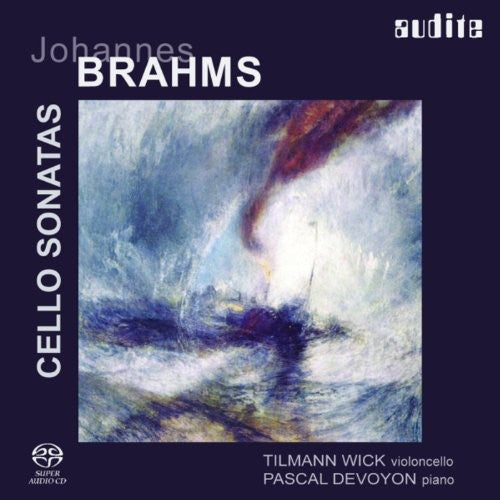 the album cover for J. BRAHMS - Cello Sonatas
