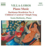 the album cover for Sonia Rubinsky - Piano Music 4