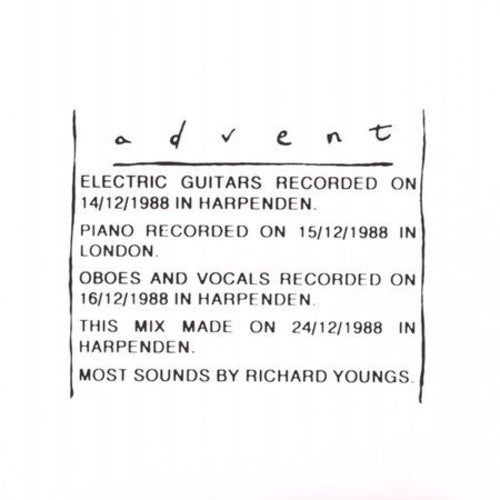 the album cover for Richard Youngs - Advent