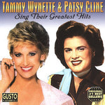 the album cover for Wynette/Cline - Sing Their Greatest Hits